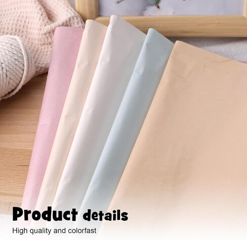 VGOODALL 100 Sheets Metallic Gold Tissue Paper, 20 X 14 inches in Kuwait