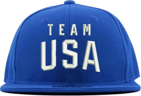 ALLNTRENDS Team USA Hat Embroidered American Flag US Flat Brim Cap in Saudi Arabia