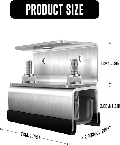 Roof Rack Mount Kits,Roof Mount Kit,304 Stainless Steel Van Roof Rack,Van Roof Rack Brackets for ProMaster, Boxer, Jumper, Ducato (4) in Saudi Arabia