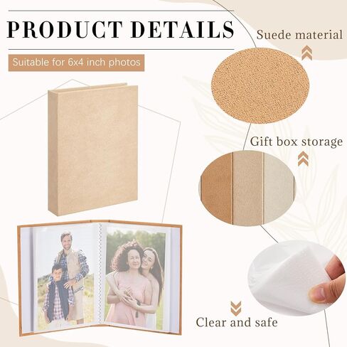 Marsui 3 Pack Small Photo Album 4x6 Photos Holds 156 Pictures Mini 4x6 Photo Book Small Album Book for Pictures Memories for Family Wedding Anniversary Travel and Graduation in Saudi Arabia