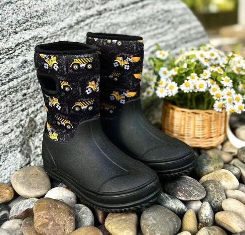 Outee Toddler Kids Warm Waterproof Neoprene Rain Boots in Saudi Arabia