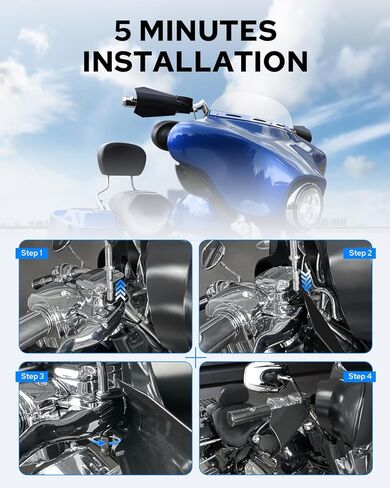 واقيات اليد للدراجة النارية من Benlari، تصميم قطع التابوت لحراس اليد السوداء بمساحة كبيرة متوافق مع Harley Touring Road Glide/Street Glide/Electra Glide/Road King مع قابض هيدروليكي 2014-2024 in Kuwait