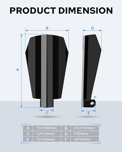 واقيات اليد للدراجة النارية من Benlari، تصميم قطع التابوت لحراس اليد السوداء بمساحة كبيرة متوافق مع Harley Touring Road Glide/Street Glide/Electra Glide/Road King مع قابض هيدروليكي 2014-2024 in Kuwait