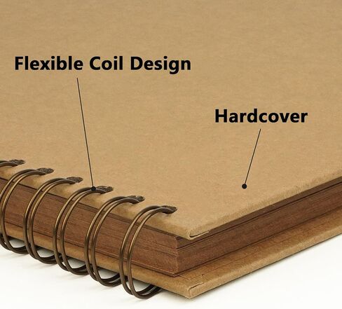 Scrapbook 10x10 Inch DIY Photo Album 20 Sheets Memory Book Khaki in Saudi Arabia