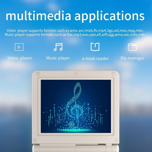 RG35XXSP Flip Retro Game Console,3.5 Inch IPS Screen 640x480,Built-in 64GB TF Card,with 3300mAh Battery Linux System Classic Game Console,Support HD and TV Output Casual Game Console(Blue) in Kuwait