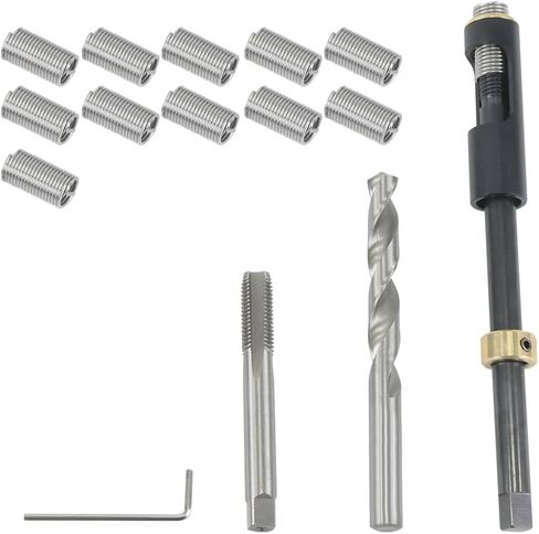 35119S M11 x 1.5 طقم إصلاح خيط رأس الترباس المتوافق مع كاديلاك متوافق مع هوندا متوافق مع نيسان متوافق مع تويوتا متوافق مع محركات سليل in Saudi Arabia