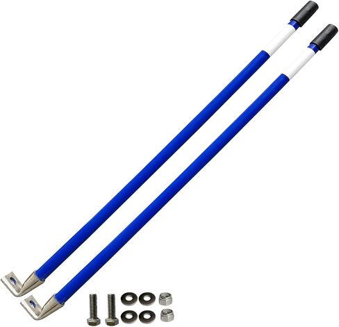 مجموعة أدوات تحديد شفرة محراث الثلج باللون الأزرق مقاس 20 بوصة 90 درجة 304 قاعدة ثني من الفولاذ المقاوم للصدأ رؤية عالية لا تصدأ أبدًا ولا تنكسر أبدًا، سهلة التركيب تناسب معظم محراث الثلج in Kuwait