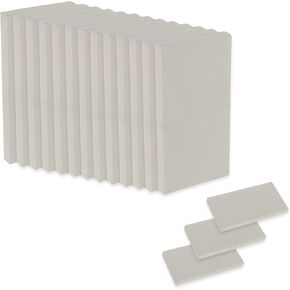 Pack of 16 Insulating Fire Bricks - 0.75" x 4.5" x 9" - Soft Fire Brick - 2500F Rated - Fire Bricks for Fireplace, Oven, Stove, Forge, Kiln, Furnace, Clay Pottery Firing, Jewelry Soldering