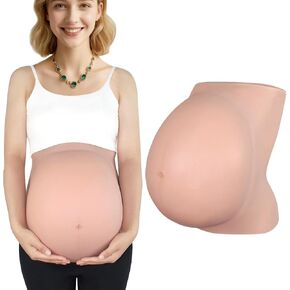 NSSZNUS Fake Pregnant Belly 6-9 Months Silicone Pregnancy Belly for Actor Performance Maternity Pregnant Woman Training in Saudi Arabia