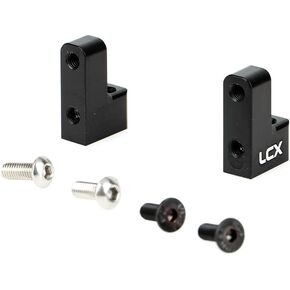 LCX Racing 1/10th RC Crawler Car CNC Machined Aluminum Axle Servo Mount for Axial SCX10 SCX10 II Wraith RR10 Capra TRX4 TRX6 D90