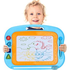 Magnetic Drawing Board Toddler Toys for Girls Boys, 15 Inch Erasable Doodle Board for Kids Colorful Etch Education Sketch Doodle Pad Toddler Toys for Age 3 4 5 6 7 Year Old Girl Boy