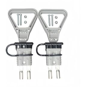 175A Electric Winch Wire Connector with Handle for 2 to 4 Cables, 12V to 36V Battery Quick Connection Disconnect Device for Automotive, Rechargeable Batteries, Winch Lift Motors. (2 Pieces)