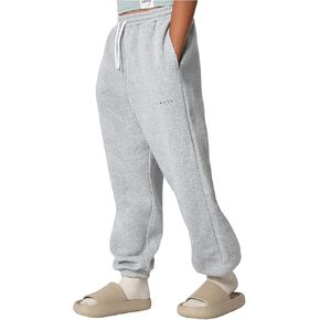 Floerns Girl's Letter Graphic Print Jogger Drawstring Waist Knitted Active Sweatpants