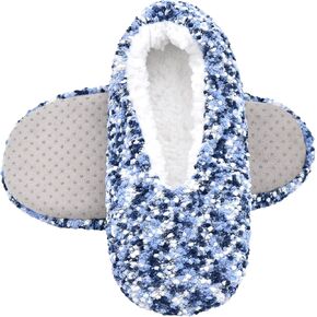 DICUIRD Womens Thick & Warm Slipper Socks with Grippers - House Slippers