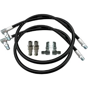 Hydraulic Power Angle Hose Fittings Kit Replacement for E47 Meyer Snow Plow Snowplow Blade 21855 21856