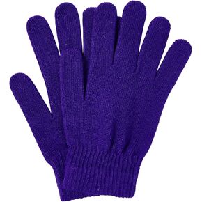 American Trends Magic Knitted Gloves for Women Winter Warm Full Finger Mittens for Men Ladies Soft Stretchy Unisex Gloves