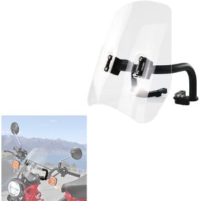 Xitomer Motorcycle Windshield Windscreen Fit for KLX250 2008-2023, D-Tracker X 2008 2009 2010 2011 2012 2013-2020, Motorcycle Windshield