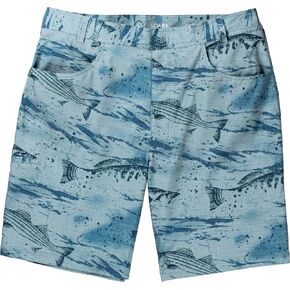 Legendary Whitetails Men's Eco Print 9 Inch Inseam Boardshort