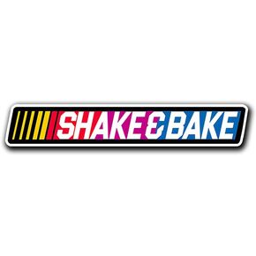 3 PCs Shake and Bake Ricky Bobby Vinyl Bumper Sticker Sticker for Helmet Dirt Racing Bike Car Truck Motorbike 3 Inches
