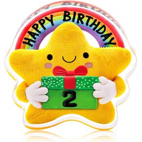 FLYAB Birthday Gifts for Kids - 2 Year Old Girl Birthday Gift - Acrylic Star First Gifts for Girls Boys Cute Toddler Birthday Gift Paperweight Decorations