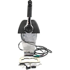 Outboard Engine Remote Control Box for Yamaha,OEM 704-48205-P1 Marine Control Box 704 Single Binnacle Top Console Mount Push To Open Single Engine Outboard Throttle Control Box