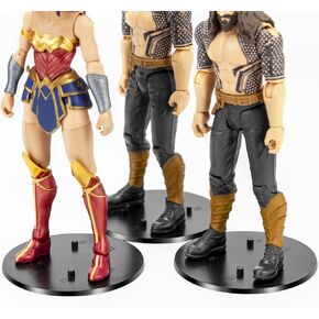 SIXPOINTS 36 Pieces Multi-PEG 6 inch Action Figure Display Stand Base,Model Support Stand Compatible with 1/12 Scale Star Wars Black Series Figure Toy