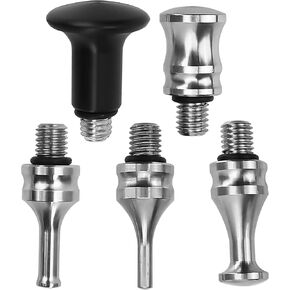 5Pcs VIP PDR Knock Down Tools, Pen Car Tap Down Body Panel Paintless Dent Removal Repair Hand Tools Auto Maintenance Part Kit Hammer Tap Holder Measure