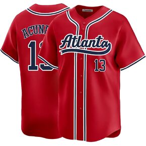 Custom Mens/Youth Atlanta Seattle Baseball Stitched T-Shirt for Sports Fan