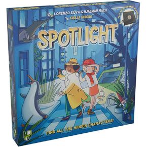 Spotlight - لعبة لوحية عائلية، ابحث عن الصور المخفية باستخدام مصباحك السحري، تعاونية وتنافسية، للأعمار من 6 سنوات فما فوق، 1-5 لاعبين، 15 دقيقة