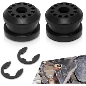 2 PCS Transmission Shift Linkage Grommet Bushing, Automotive Replacement Parts #5210555AA 68078975AA BACB57-KI, Shift Linkage Repair Kit, Universal for Most Cars (Black)