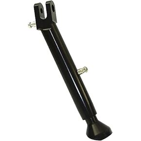 Black Adjustable Kickstand Lowering Side Stand Compatible with Kawasaki ZX14 2006-2011