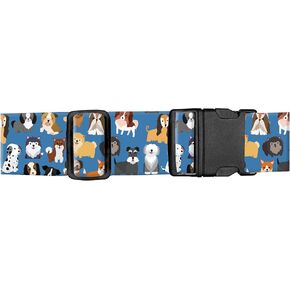 Luggage Straps for Suitcases, Adjustable Travel Belt, Durable Wide Luggage Strap, Cute Suitcase Strap Identifiers with Buckle, Bag Straps for Luggage, Cute Flowers