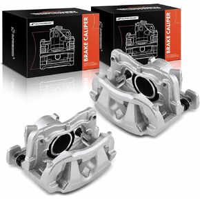 A-Premium Disc Brake Calipers Assembly with Bracket Compatible with BMW X1 2016-2022, 228i Gran Coupe, 228i xDrive Gran Coupe, X2 & Mini Cooper Countryman - Front Driver and Passenger, 2-PC Set