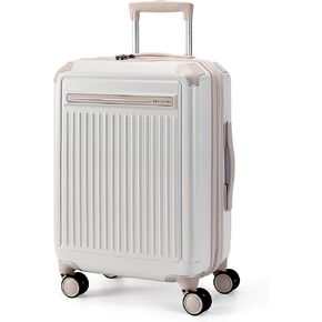 BAGSMART 20 inch Carry on Luggage with Spinner Wheel, Lightweight Carry on Suitcase TSA Lock, Hard Shell Carry on Luggage 22x14x9 Airline Approved Travel Suitcase, Blue