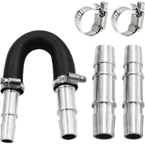 626-001 Engine Heater Core Bypass Kit with 5/8" 3/4" Hose for Most Common Heater Hoses