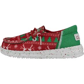 Hey Dude Wally Toddler Jolly Jingle Size C6 | Toddler's Shoes | Kid's Slip On Loafers | Comfortable & Light-Weight