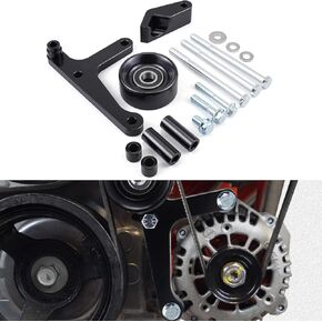 Bevinsee Low Mount Alternator Bracket F Body Compatible with Chevrolet Camaro LS1 1998-2002 F body Alternators W/Pulley & Rear Brace