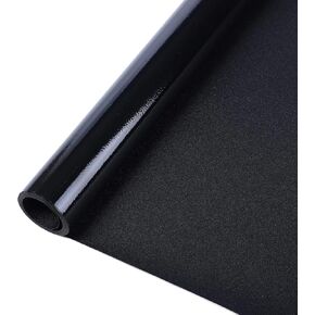 rabbitgoo Blackout Window Film, Sun Blocking Window Privacy Cover for Glass, Removable Opaque Room Darkening Dark Black Out Window Cover Tint Shades for Home Day Sleep Light Blocker 23.6" x 118.1"