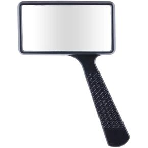 Rongon Rectangular Magnifying Glass 3X Handheld Magnifier Large Magnifying Glasses Scratch Resistant Lens for Macular Degeneration Seniors Reading Newspaper, Lighted Gift for Low Visions, Coins