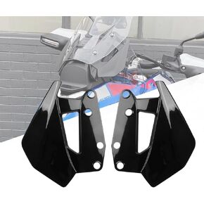 CHIFUN Windshield Windscreen Extender Side Wind Airflow Deflector Extension Plate Replacement for BMW R1300GS R 1300GS R 1300 GS 2023 2024(Black)