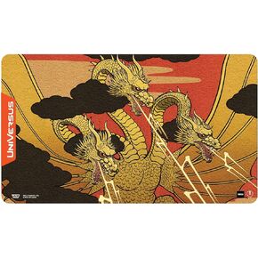 UniVersus Godzilla Challenger Series - King Ghidorah Playmat - 24 x 14 Neoprene Mat, Tabletop Card Game Accessory, UVS Games, Officially Licensed