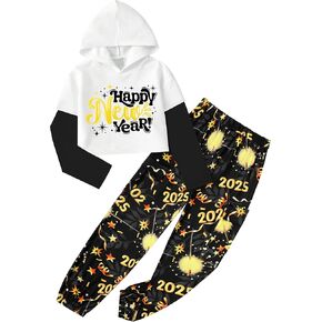 Girls Clothes 7-14y Clothes for Girls Los Angeles Cute Hoodies Sweatshirt Camo Sweatpants Set 2 Piece Girls Outfits