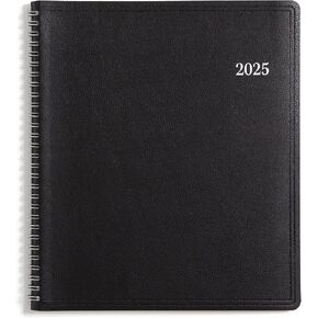 Blue Sky 2025 15-Month Monthly Planner Calendar, October 2024 - December 2025, 8" x 10", Durable Cover, Laminated Tabs, Concealed Wirebound, Storage Pocket, Enterprise (Enterprise, 8" x 10")