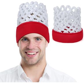 Coume Basketball Hoop Hat Basket Net Headband Hoop Game Funny Christmas Gag Gifts White Elephant Exchange Gift Hat for Xmas Holiday March Basketball Halloween Costume Party Activities