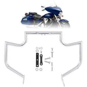 Crash Bar Engine Guard Highway Bar for Yamaha XVS Vstar V-Star 1300 Deluxe Tourer (Chrome)