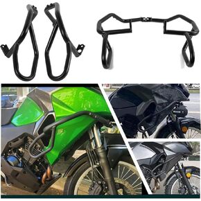 Highways Bar Compatible with Ver-sys-X 300 Crash Bar Engine Guard Protector Frame Bumper Guard for Ka-wa-sa-ki Ver-sys X 300 2017 2018 2019 2020 2021 2022 2023 Motorcycle Accessories
