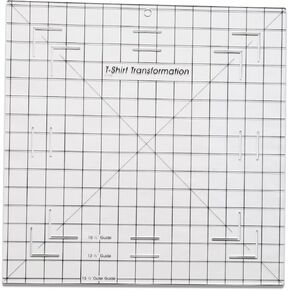YICBOR T-Shirt Transformation Quilting Ruler and Template