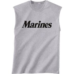 Marines Sleeveless T-Shirt in Sport Gray