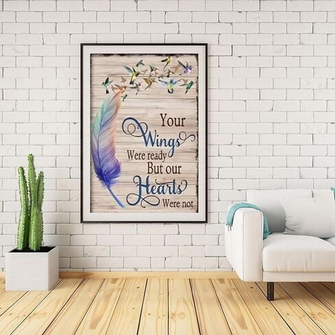 BOHADIY Hummingbird Diamond Painting Kits for Adults - Inspirational Diamond Art Kits for Adults Beginner, DIY Full Drill Diamond Dots Paintings with Diamonds 5D Gem Crafts for Adults Wall Decor in Saudi Arabia
