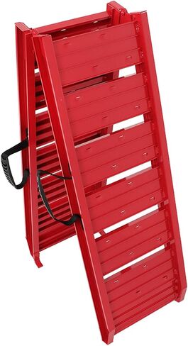 WFLNHB 6FT 72inch × 11.6inch 550lbs Capacity Foldable Loading Ramp for Motorcycle, Bicycle, ATV UTV, Lawnmower, Truck, Trailer, Dirt Bike, Garden Tractor Red Aluminum 1830mm x 290mm in Saudi Arabia